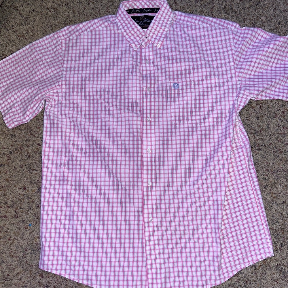 George Strait Wrangler Collection Short Sleeve Button Up